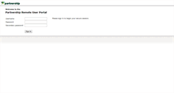 Desktop Screenshot of connect.partnership.co.uk