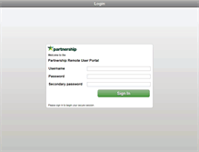 Tablet Screenshot of connect.partnership.co.uk